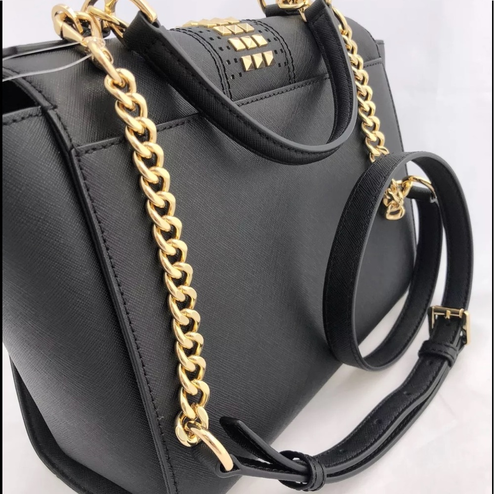 Gaby’sBags👜💕- Michael Kors Studded Satchel Black - Picture 3 of 8